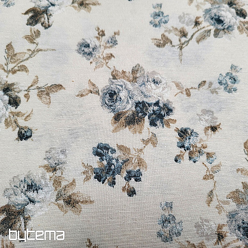 Dekorationsstoff BLUE ROSE ALISA
