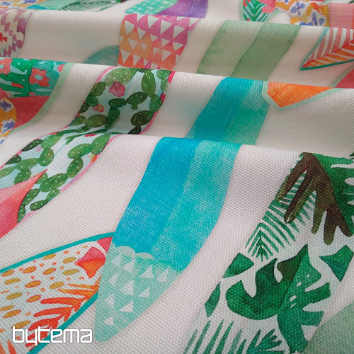 Dekorationsstoff SURF TÜRKIS