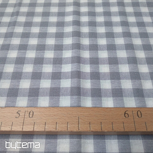 Dekostoff KANAFAS grau 1x1 cm