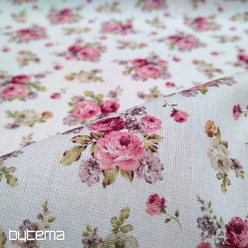 Baumwollstoff WARWICK SMALL ROSE