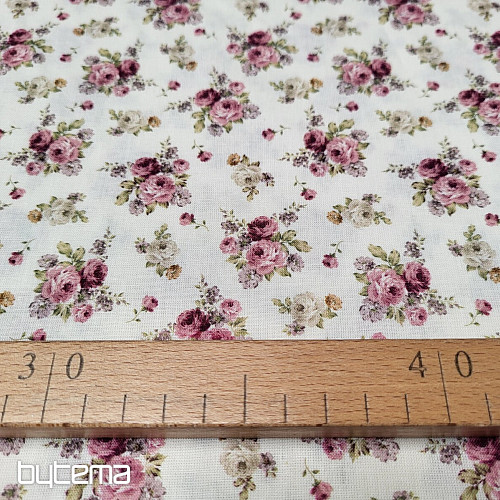 Baumwollstoff WARWICK SMALL ROSE