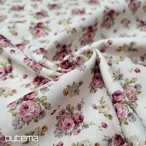 Baumwollstoff WARWICK SMALL ROSE