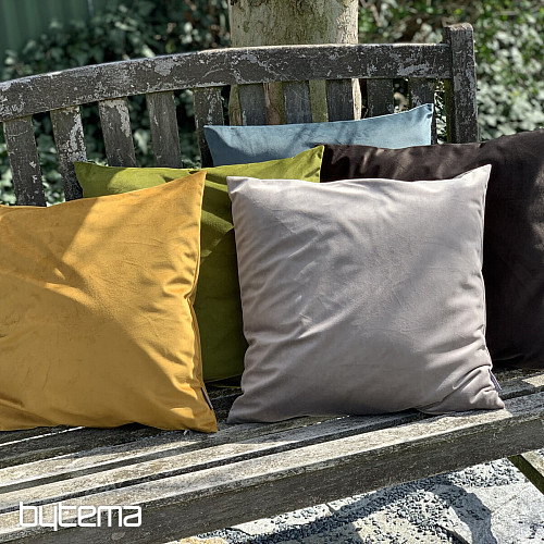 Samtbezug RIVIERA GRAU BEIGE