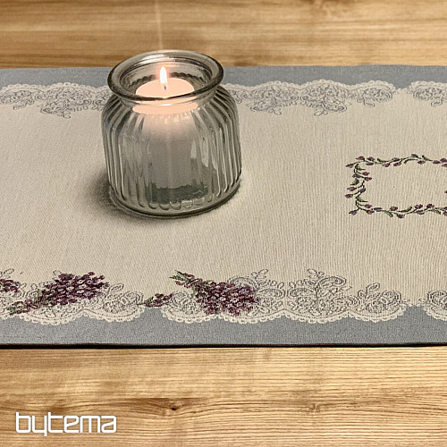 Gobelin-Tischdecke und Schal LAVENDER LACE