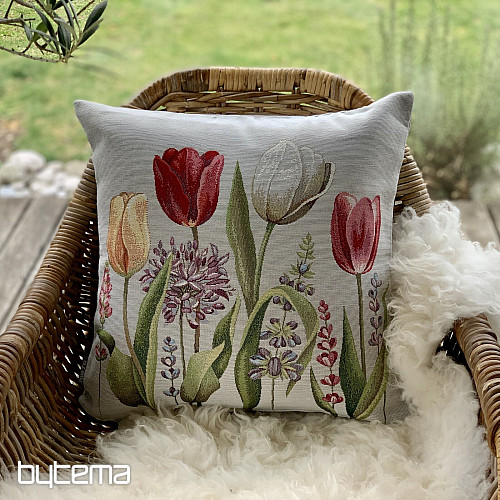 Gobelin-Kissenbezug TULIP SPRING III