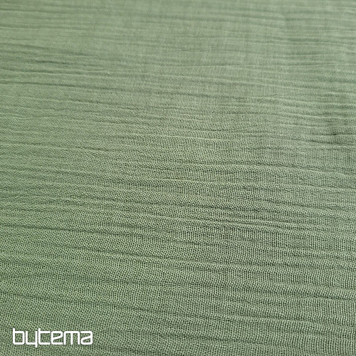 Baumwollstoff GAUZE KHAKI