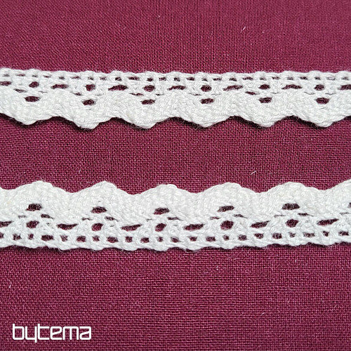Baumwollspitze 5420 16mm WEISS