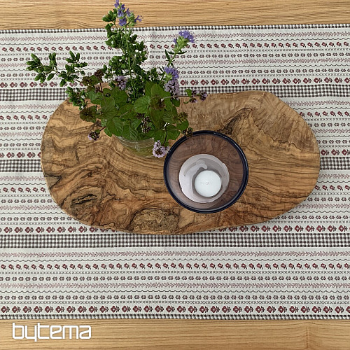 Tischdecke und Schal TOSCANA VALERY RIGA BORDON STRIPE