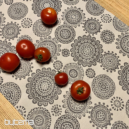 Schal und Tischset MANDALA klein