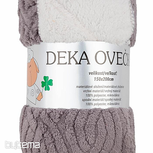 Decke Ovečka COPY ST. GRAU 150 x 200
