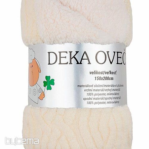Decke Ovečka COPY ECRU 150 x 200