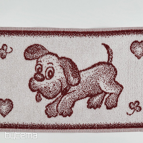 Kinderhandtuch HUND - Farbmix