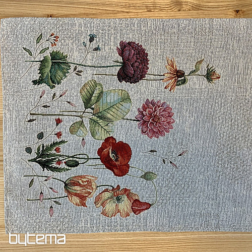Gobelin-Tischdecke und Schal WIESENBLUMEN