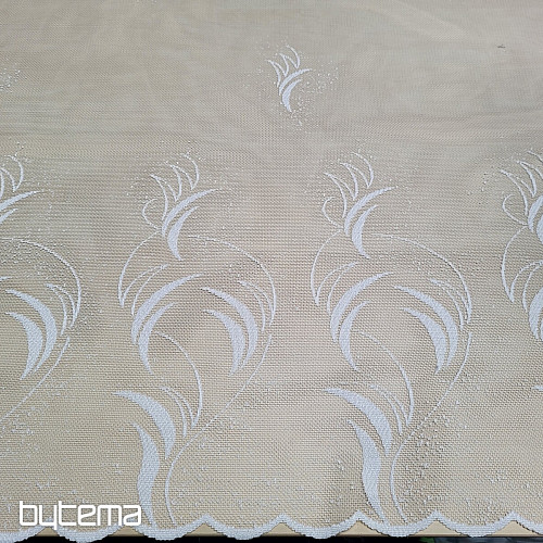 Jacquard-Vorhang V 318/170 weiß