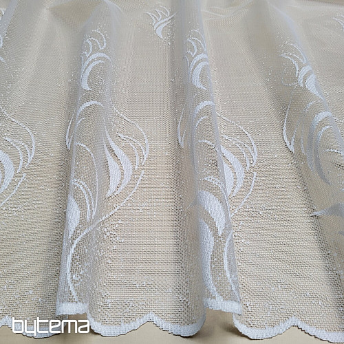 Jacquard-Vorhang V 318/170 weiß