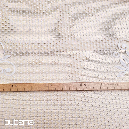 Jacquard-Vorhang V 215 weiß