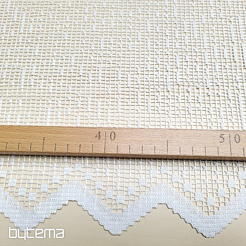 Jacquard-Vorhang V 893 weiß