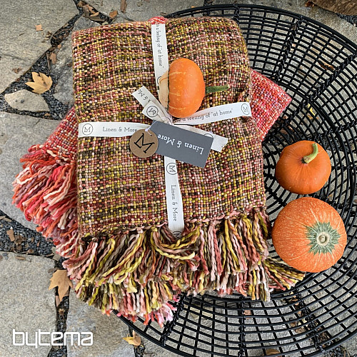 Luxuriöses Plaid YARA CAMEL