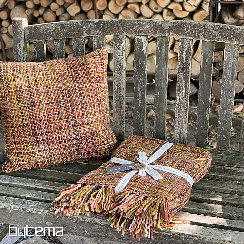 Luxuriöses Plaid YARA CAMEL