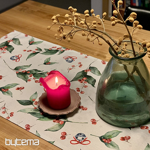 Weihnachtstischdecke und Schal CESMÍN VELKÁ