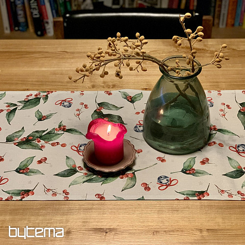 Weihnachtstischdecke und Schal CESMÍN VELKÁ