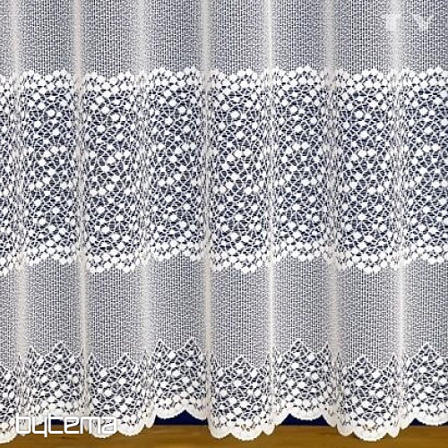 Jacquard-Vorhang A3891 weiß