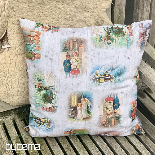 Weihnachtsdekorationshülle KINDER IM WINTER
