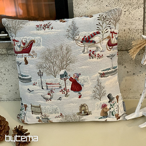 Weihnachtsteppich KINDER IM WINTER