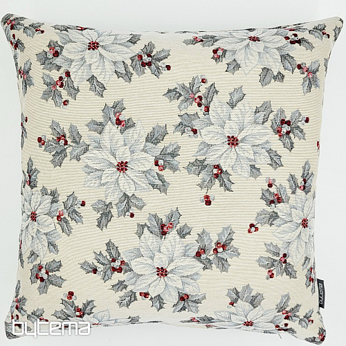 Weihnachts-Wandteppichbezug CHRISTMAS STAR silber