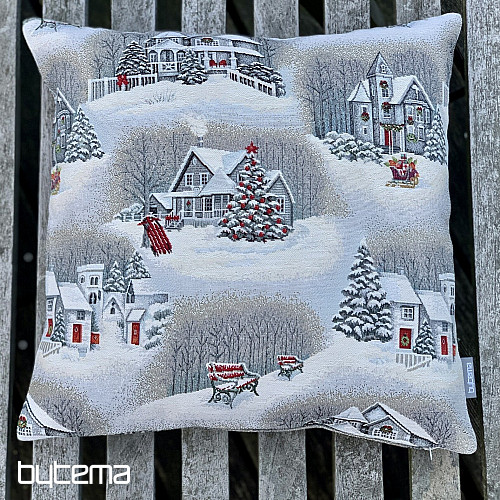Weihnachts-Wandteppichbezug WEIHNACHTSLANDSCHAFT II
