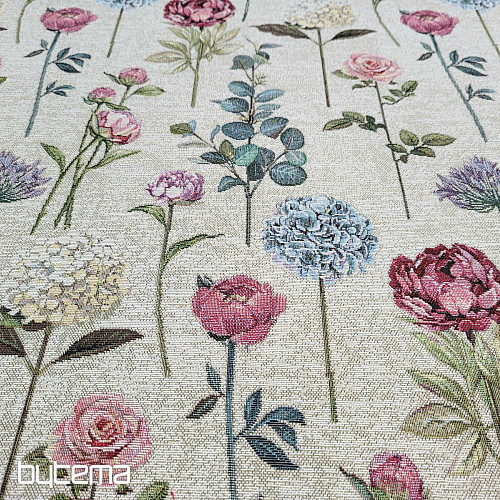 Gobelinstoff FLORES TIME