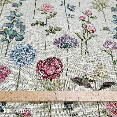 Gobelinstoff FLORES TIME