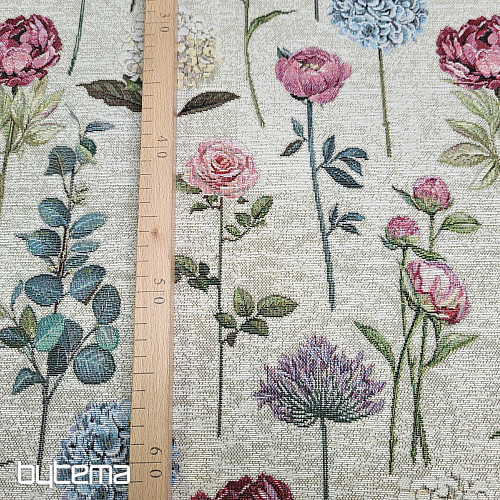 Gobelinstoff FLORES TIME