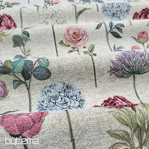 Gobelinstoff FLORES TIME