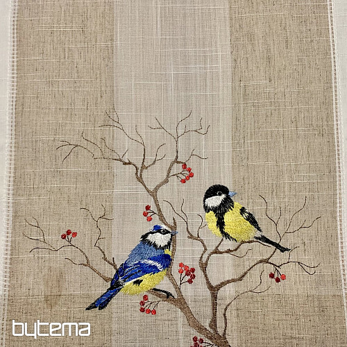 Bestickte Tischdecke und Schal TITEN