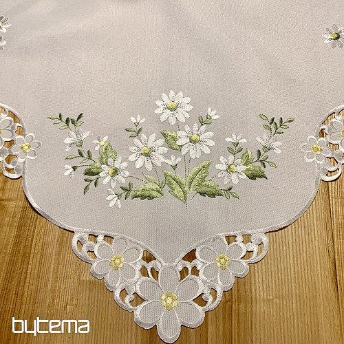 DAISY bestickte Tischdecke und Schal