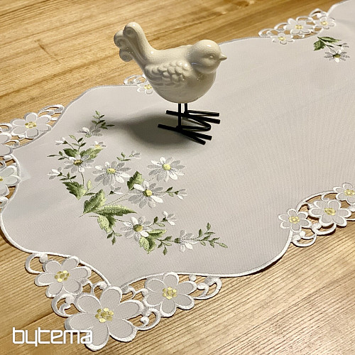 DAISY bestickte Tischdecke und Schal