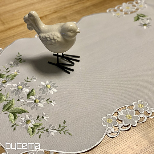 DAISY bestickte Tischdecke und Schal