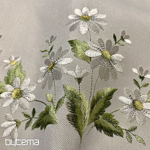 DAISY bestickte Tischdecke und Schal