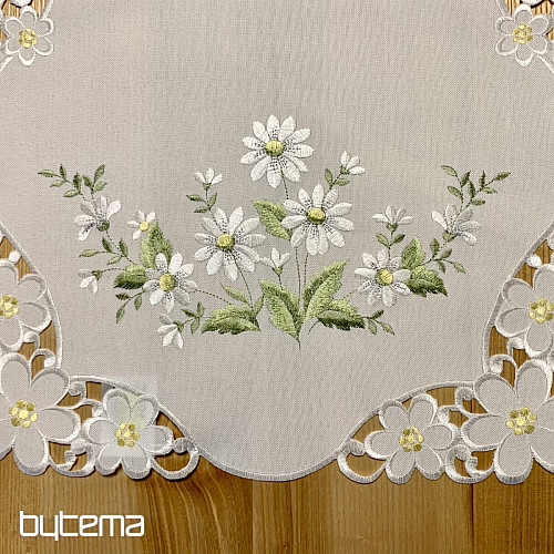DAISY bestickte Tischdecke und Schal