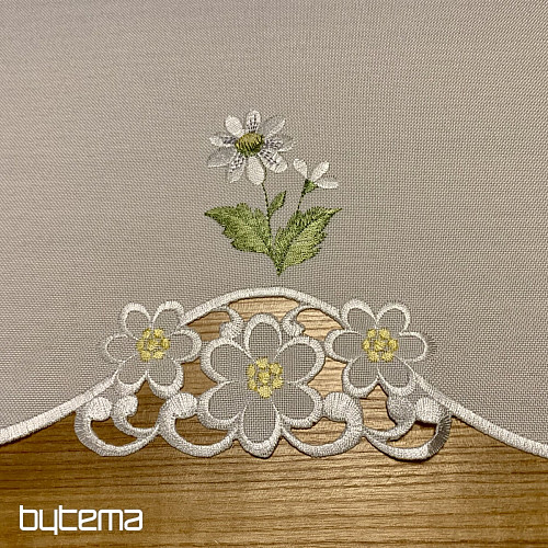 DAISY bestickte Tischdecke und Schal