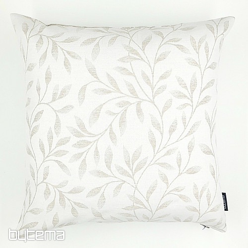Dekorativer Kissenbezug LEAFS beige - doppelseitig
