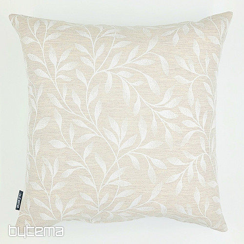 Dekorativer Kissenbezug LEAFS beige - doppelseitig