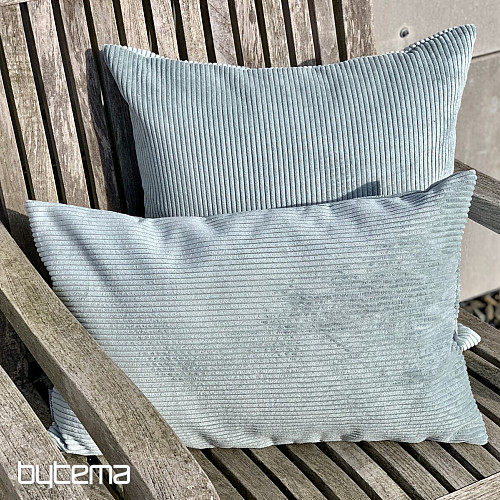 Dekorativer Kissenbezug DARVEN GRAU GRÜN