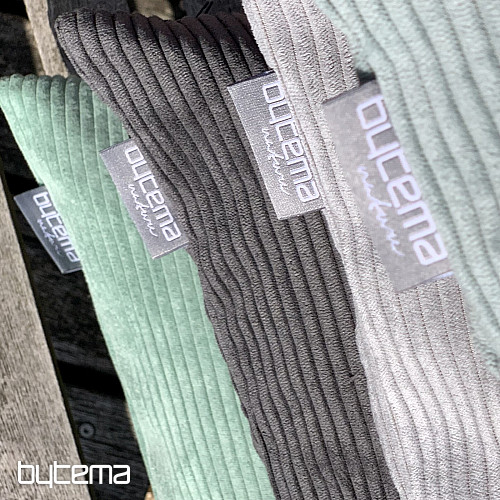 Dekorativer Kissenbezug DARVEN GRAU GRÜN