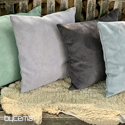 Dekorativer Kissenbezug DARVEN GRAU GRÜN