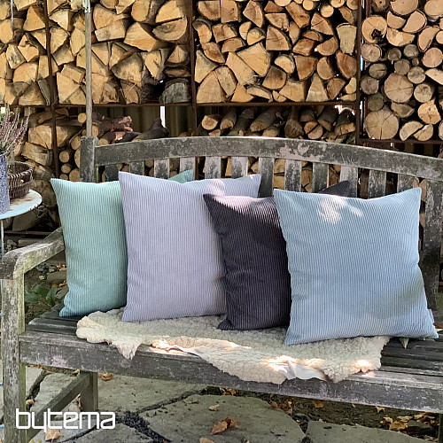 Dekorativer Kissenbezug DARVEN GRAU GRÜN