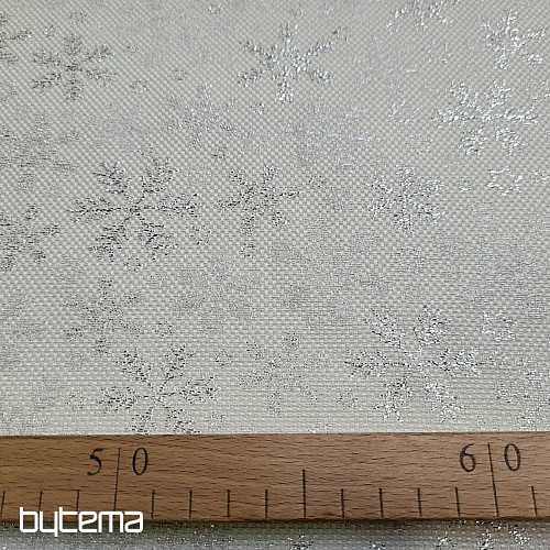 Dekostoff SILVER FLAKES
