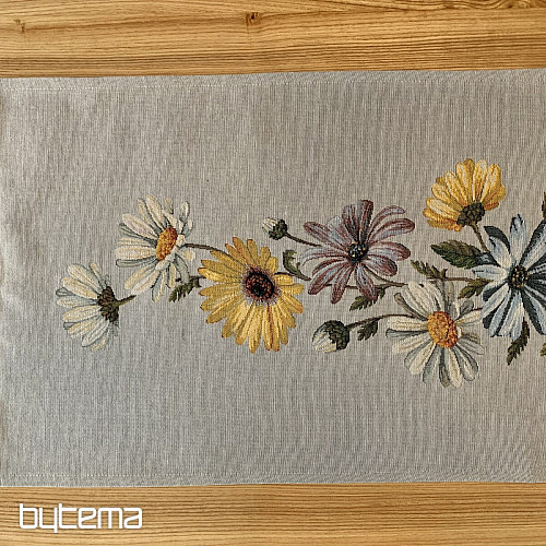 Gobelin-Tischdecke und Schal DAISY II