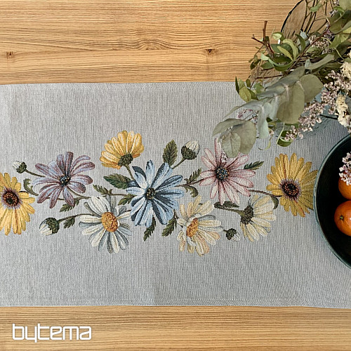 Gobelin-Tischdecke und Schal DAISY II